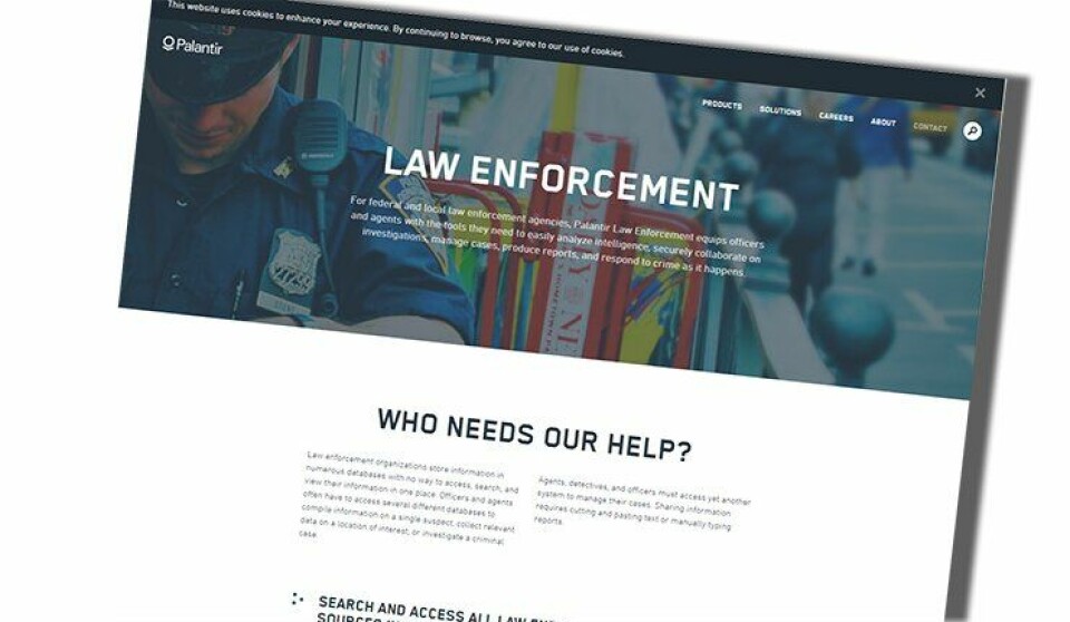Selskapet Palantir leverer dataanalysetjenester til politi og forsvar i flere land. Nå også i norsk politi.