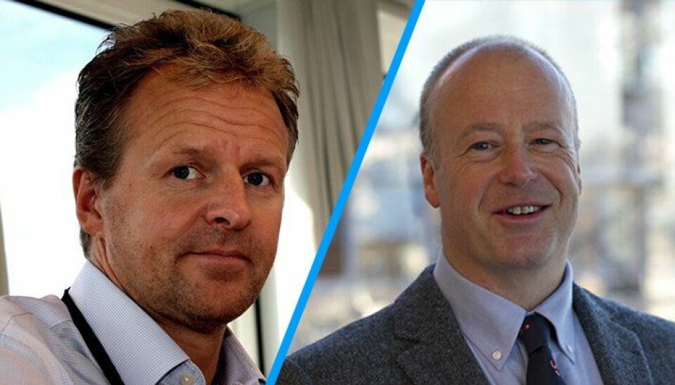 16. mai ga Erik Hasle (til venstre) beskjed til Cato Rindal om at han slutter som sjef for Politiets IKT-tjenester.
