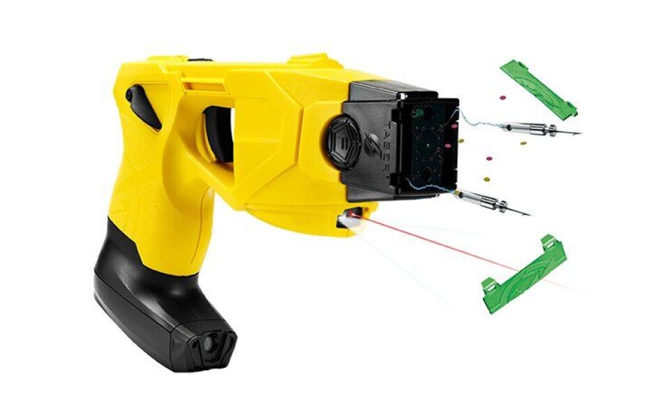 En elektrosjokkpistol av typen Taser X26P.