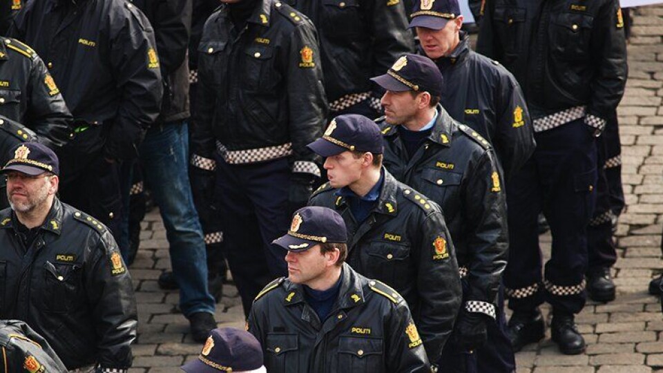 BEMANNER: Politiet i Fredrikstad bemanner opp ekstra til tross for demonstrasjonsforbud. ILLUSTRASJONSFOTO