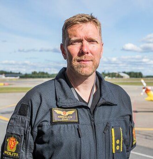Gunnar Arnekleiv, flygesjef og pilot i politiets helikoptertjeneste.