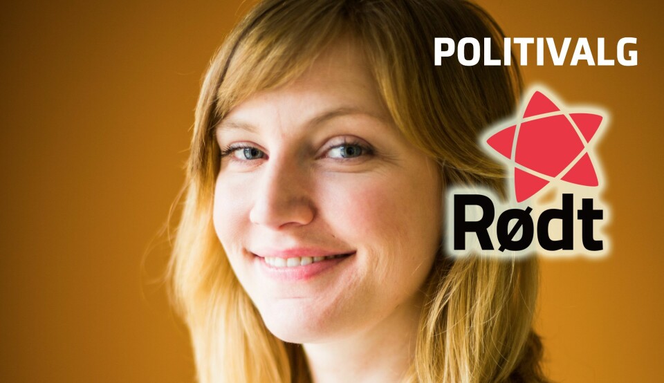 RØDT: Mari Eifring er partisekretær i Rødt og 3. kandidat til Stortinget for Rødt i Oslo. FOTO: Rødt