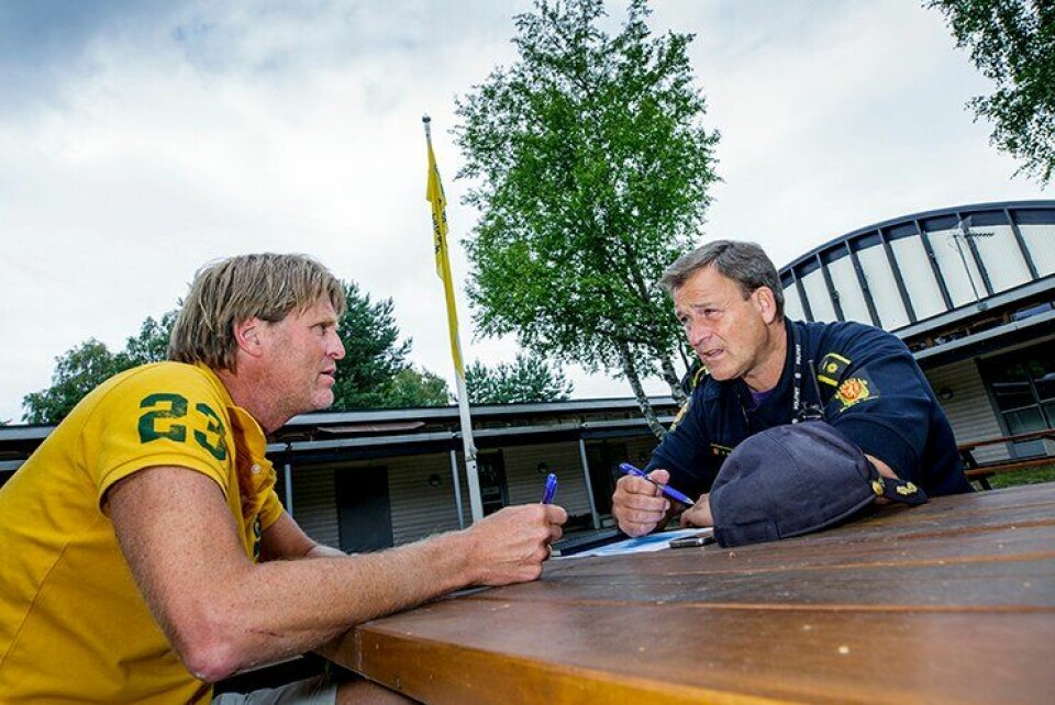 LAGSPILLERE: Bækkelagets Cato Løken og Morten Østraat har hatt mange møter før Norway Cup-uka.