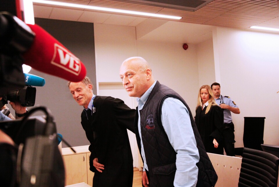 SKYLDIG: Gjermund Cappelen da han ankom retten mandag formiddag. Han dømmes til 15 års fengsel.