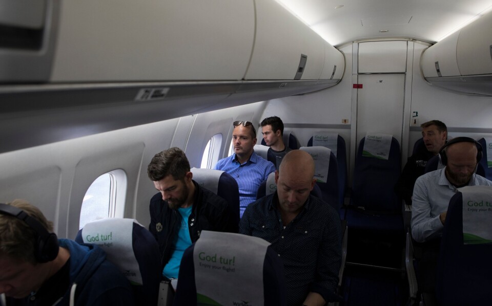 Den vanlige reiseruta med jobbe går med Widerøes fly fra Hammerfest, via Tromsø, til Kirkenes.