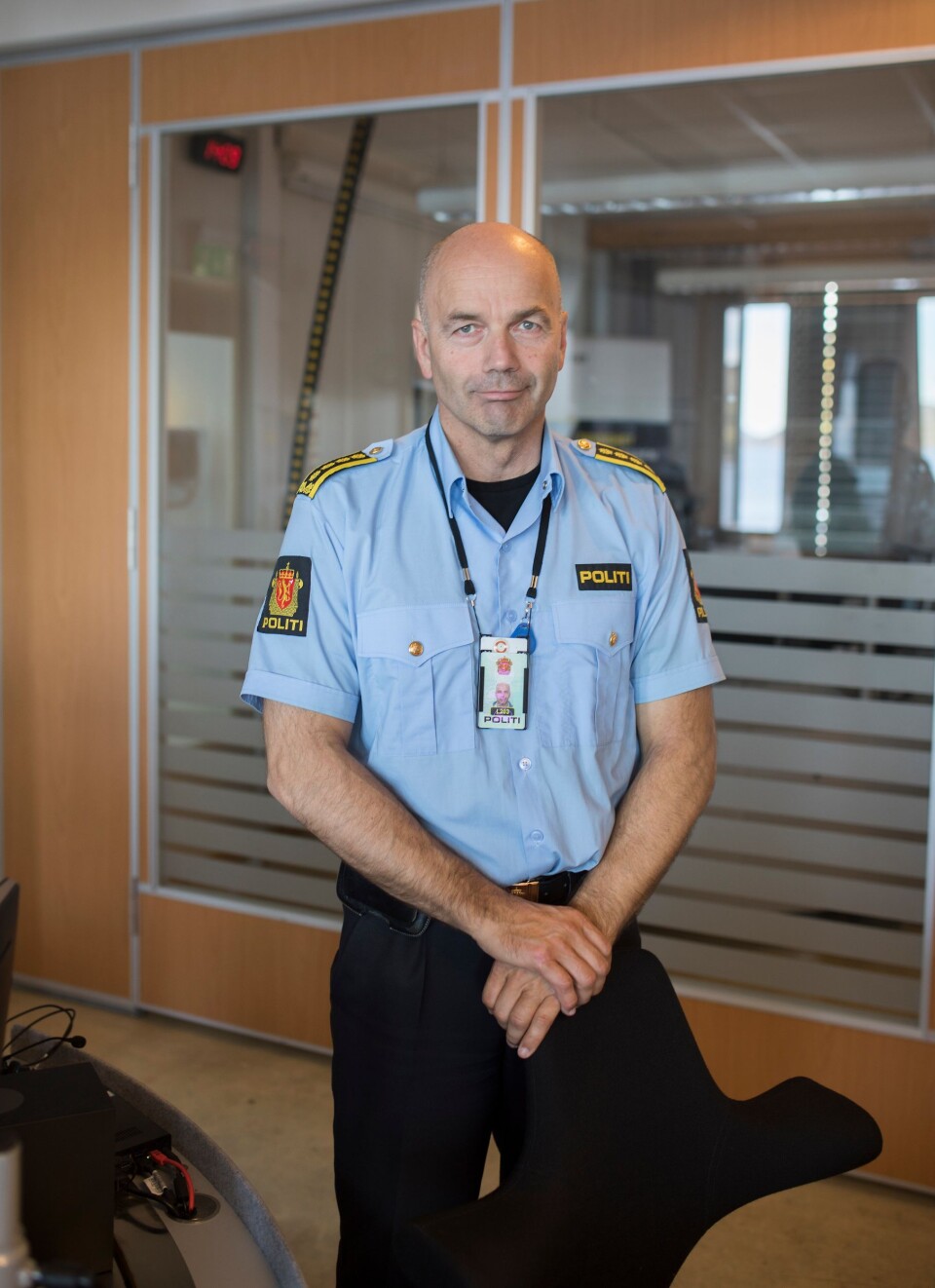 Lars Blix Olsen, leder for Fellesoperative tjenester og operasjonssentralen i Finnmark, sier han var heldig som fikk beholde Asgeir og Schjøllis.