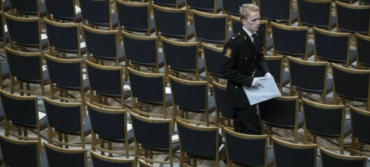 Flere tomme studieplasser ved Sveriges politiutdanning