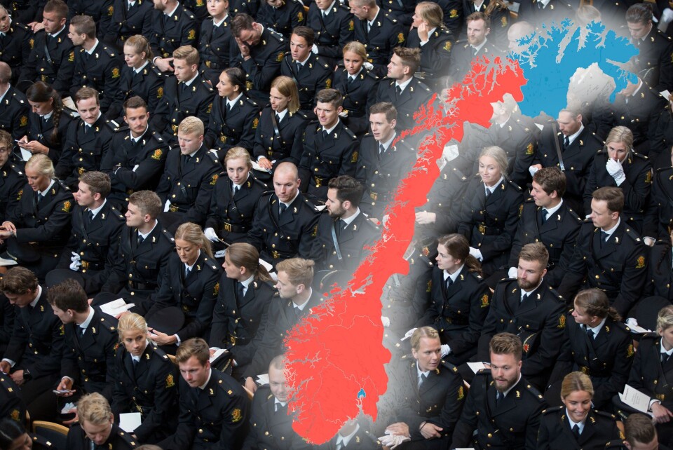«I Norge nærmer vi oss to politifolk per tusen innbyggere», sies det. Men stemmer det egentlig?