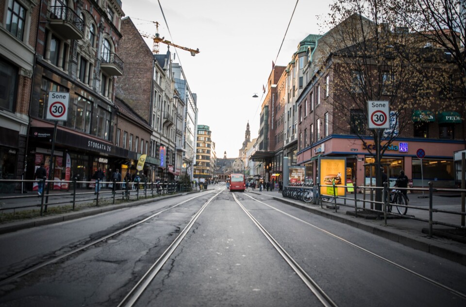 Storgata i Oslo, et av stedene Oslo-politiet trekker fram historier fra.