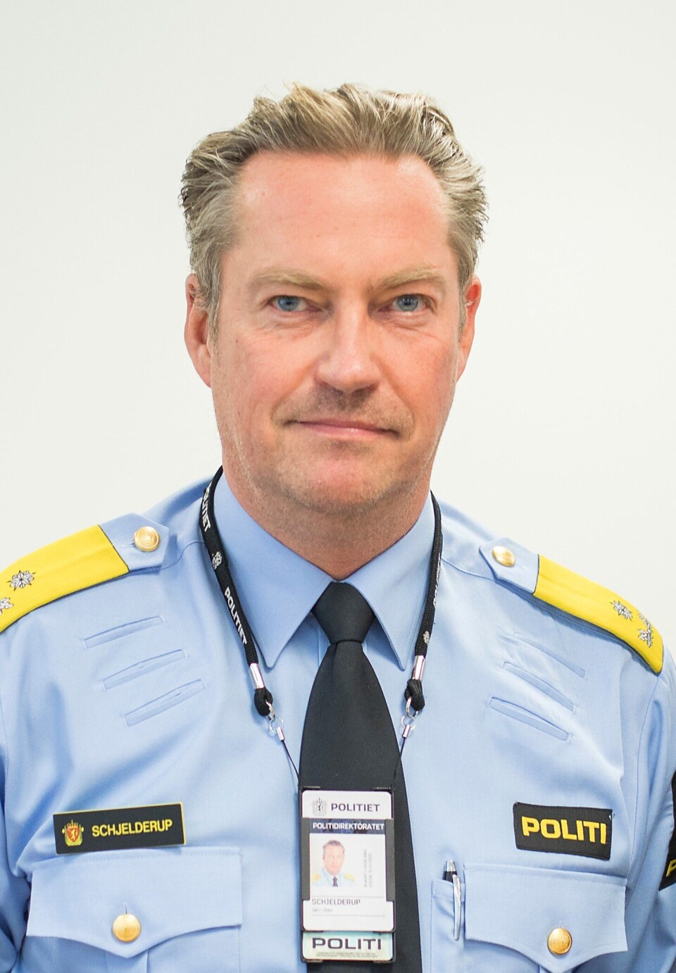 Jørn Schjelderup, sjef for beredskaps-seksjonen i Politidirektoratet.