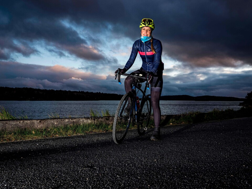 TRÅKKER TIL: Julie Meyer Solvang tråkker til og satser på sykkel. TRÅKKER TIL: Julie Meyer Solvang tråkker til og satser på sykkel.