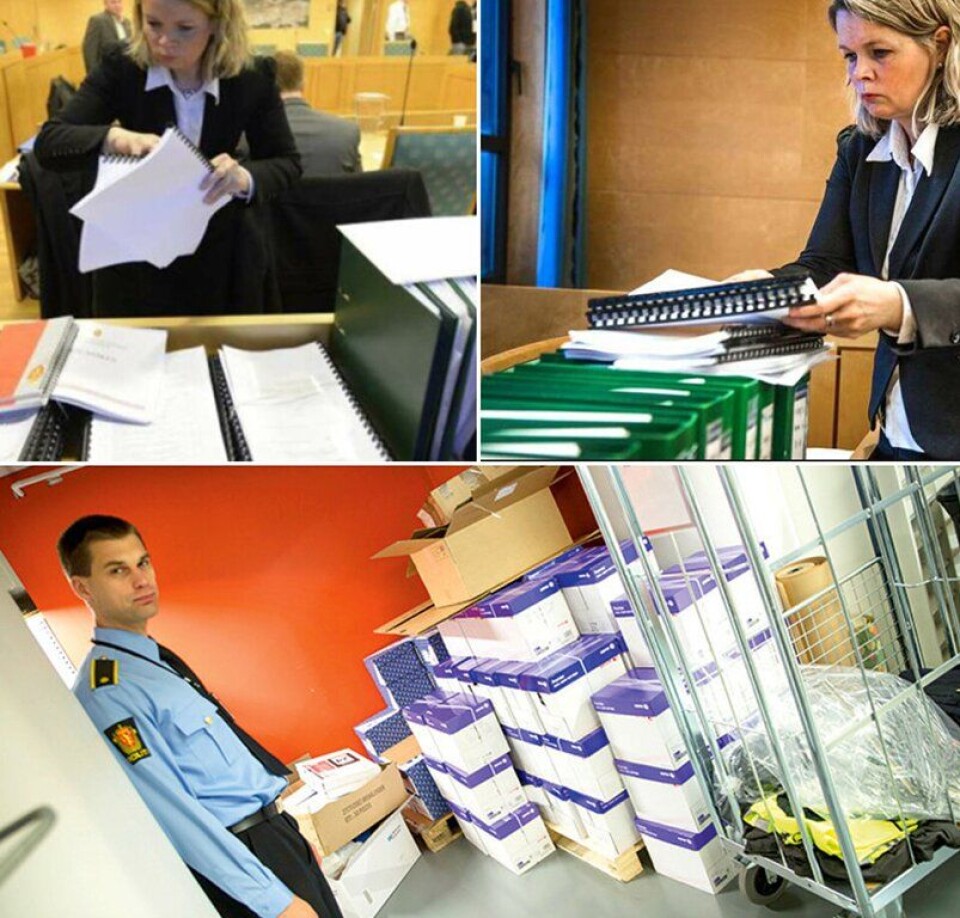 SLIPPER DETTE: Forbruket på papir er stort hos politiet og påtalemyndighet, men nå framover vil miljøet spares betraktelig med den nye digitale ordningen.