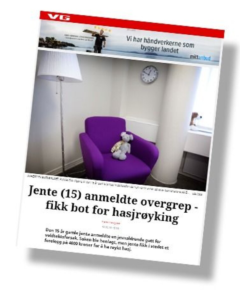Faksimile fra VG.no