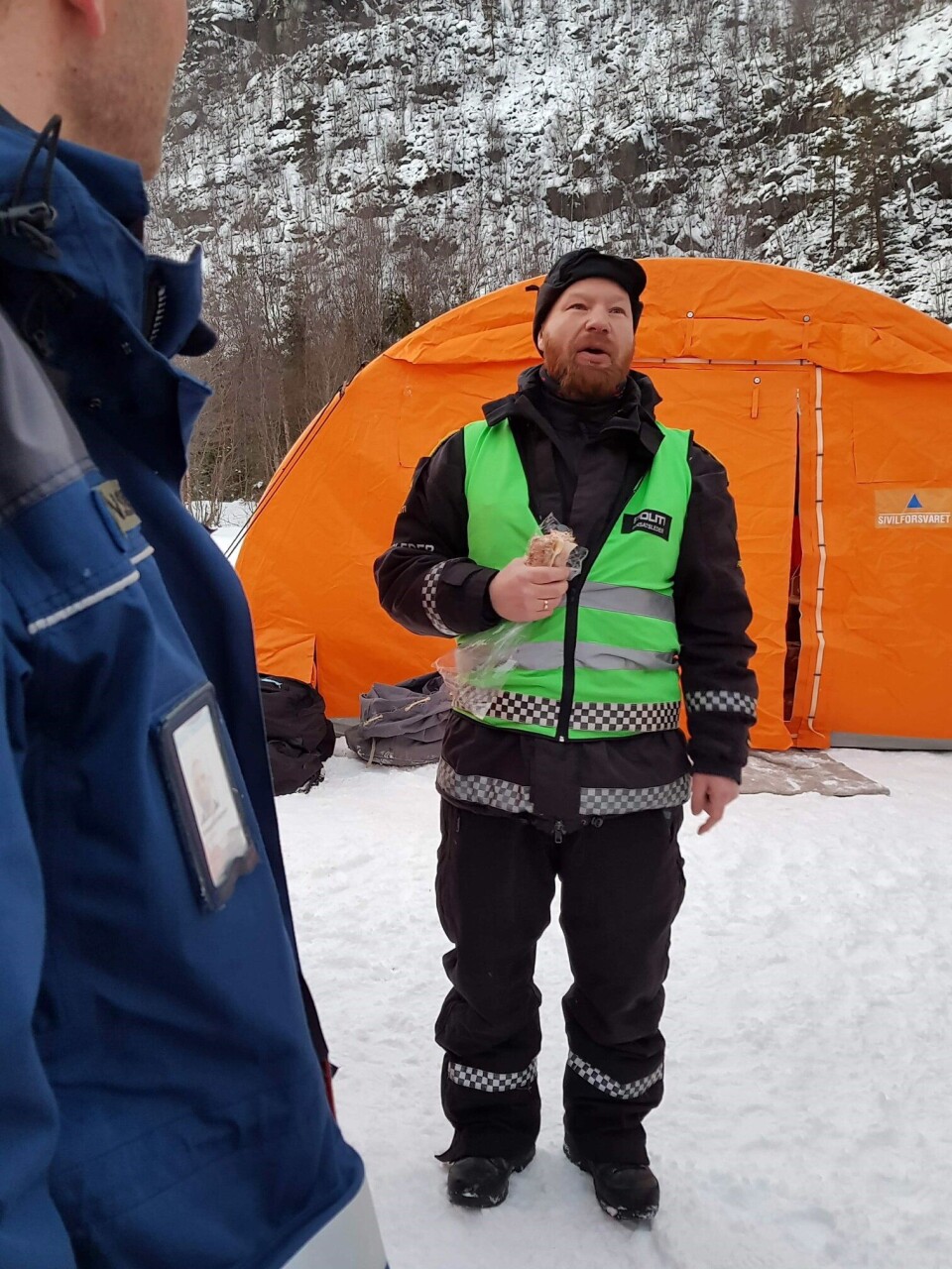 Innsatsleder Håvard Martinsen i KO.
