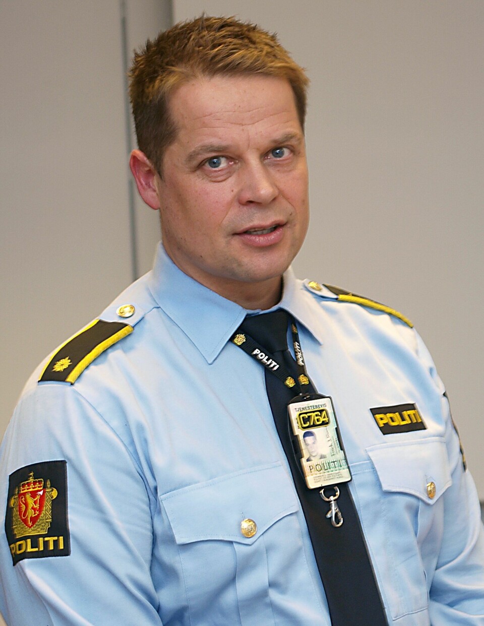 Frank Formo, politimann i Harstad.