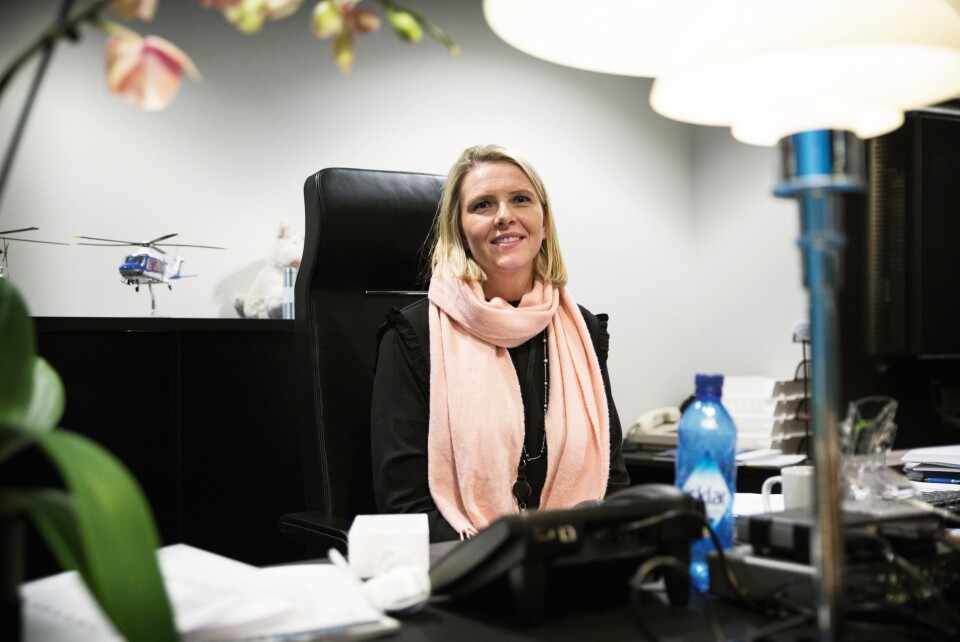 Listhaug på statsrådskontoret i Nydalen.