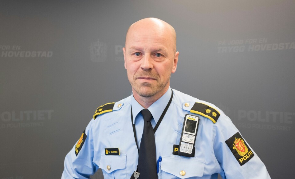 Runar Skarnes i Oslo-politiet.