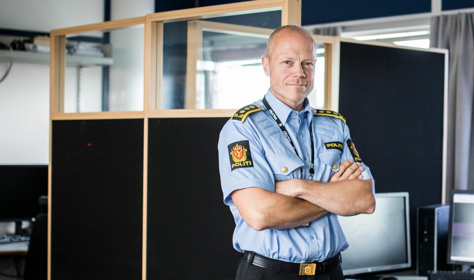TILBYR PLASS: Trond Austad i Oslo politidistrikt håper å kunne rekruttere enda flere dataspesialister gjennom samarbeidet med cyberforskerne.