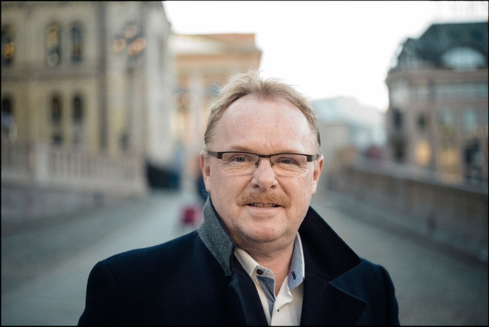 Per Sandberg er fungerende justisminister. Han kan bli justisminister permanent - om han vil.