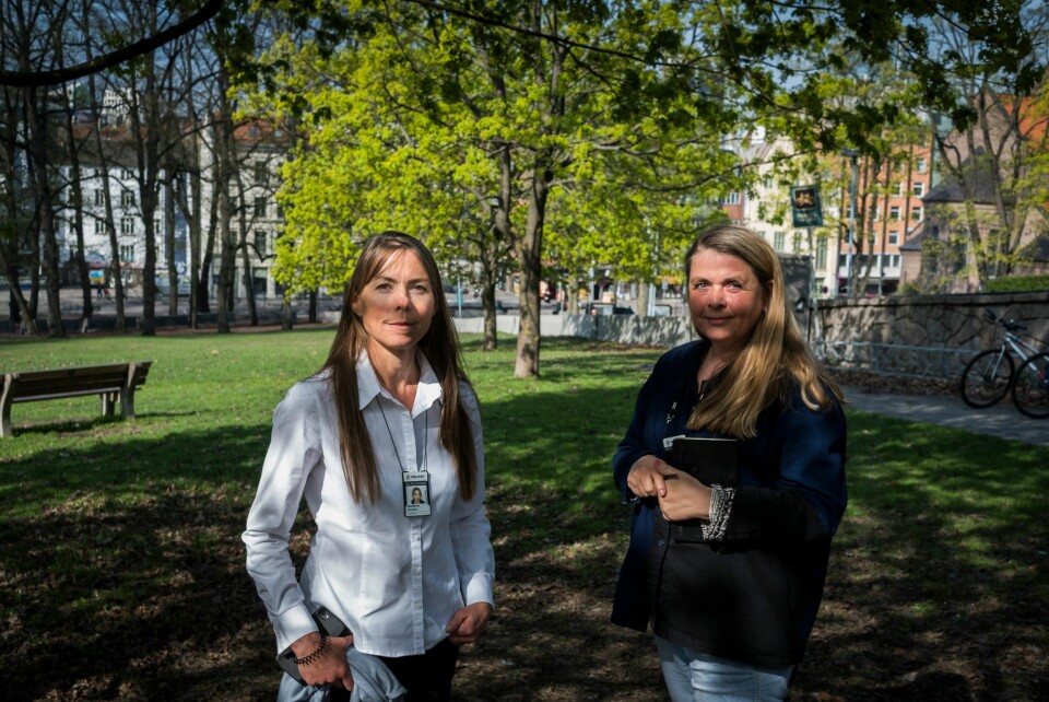 Christina Hofseth og Marianne Sætre ved stab for virksomhetsstyring i Oslo politidistrikt, har sett på trendene i kriminaliteten de kommende årene.