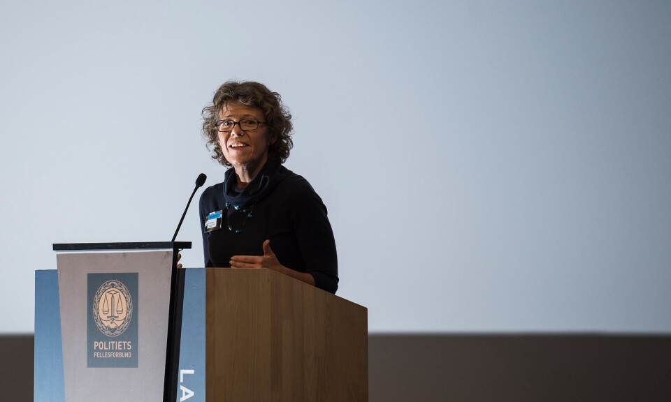 Karin Aslaksen er HR-direktør i politiet, men er ikke ønsket på IDF-møter av en av fagforeningene.