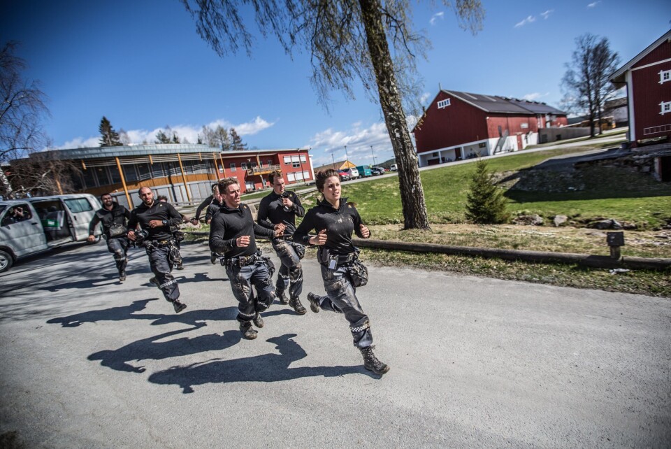 GODE ANLEGG: Ordfører i Kongsvinger kommune, Sjur Strand, skriver at man på Kongsvinger har moderne spesialiserte anlegg innenfor et bredt spekter av politifaget. Her fra en PHS-øvelse på Sæter.