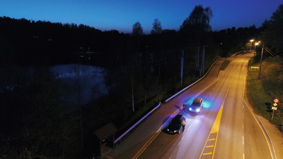 Her er Europas dyktigste trafikkpoliti i arbeid