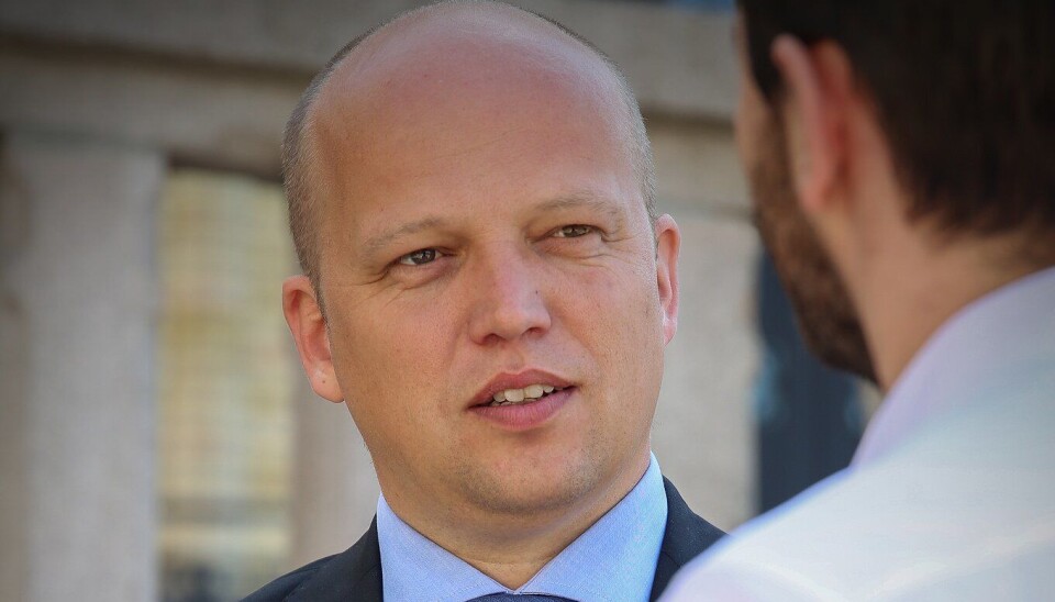 Finansminister Trygve Slagsvold Vedum (Sp).