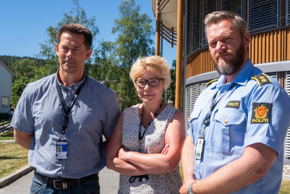 Ole Halvar Larsen, Vanja Sørli og Frode Gundersen representerer ansatte ved PHS. De er lite glade for at endringer ved studiestedet skjer såpass raskt som de vil gjøre.