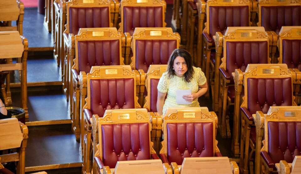 Jenny Klinge sitter på Stortinget for Senterpartiet, partiet som vil gi mest ekstra penger til politiet.