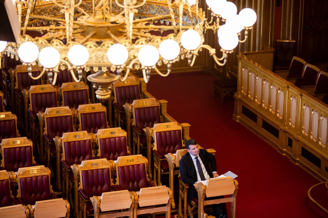 Justisminister Tor Mikkel Wara har redegjort for Stortinget i kveld. Justisminister Tor Mikkel Wara har redegjort for Stortinget i kveld.