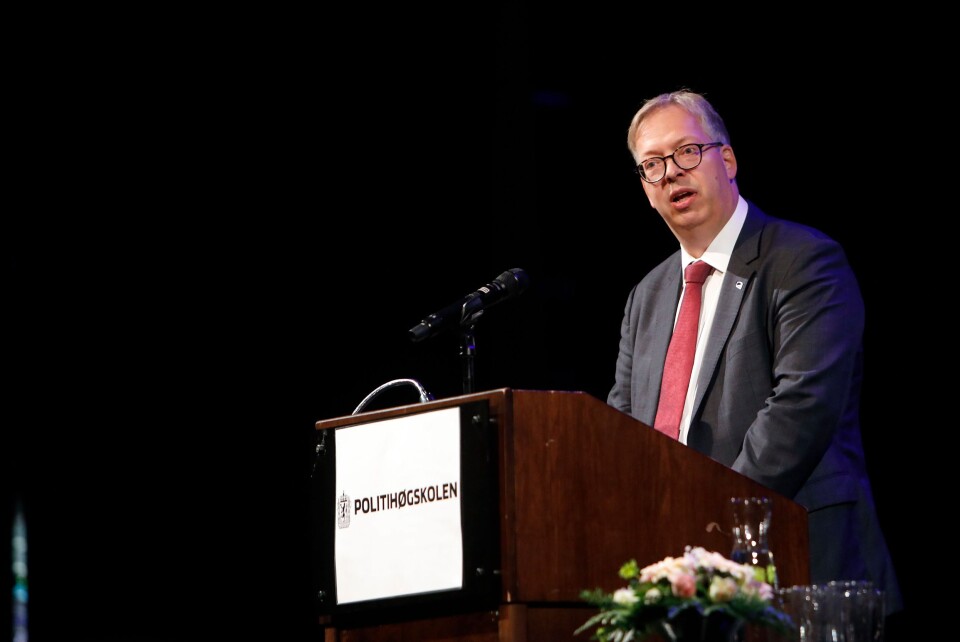 KOMMER I SOMMER: - Politimeldingen har det vært jobbet uendelig mye med og fra en haug av statsråder. Den er vi i en sluttspurt på nå, sier statssekretær Thor Kleppen Sættem i Justisdepartementet. Bildet er tatt i en annen sammenheng. KOMMER I SOMMER: - Politimeldingen har det vært jobbet uendelig mye med og fra en haug av statsråder. Den er vi i en sluttspurt på nå, sier statssekretær Thor Kleppen Sættem i Justisdepartementet. Bildet er tatt i en annen sammenheng.