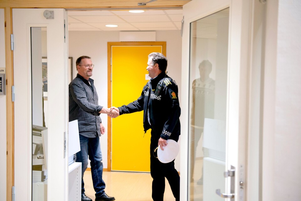 Rådmannen møter lensmannen.
