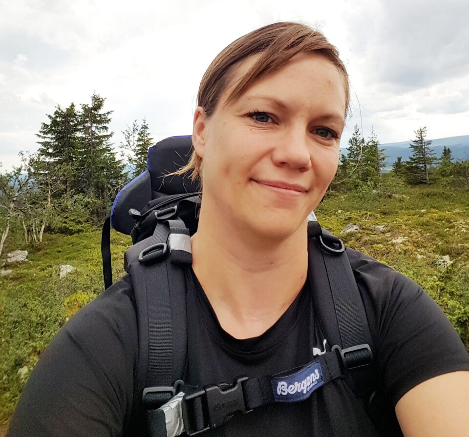 Trives i naturen: Silje Dølplads Johansson bruker blant annet sommeren til å være ute i naturen.
