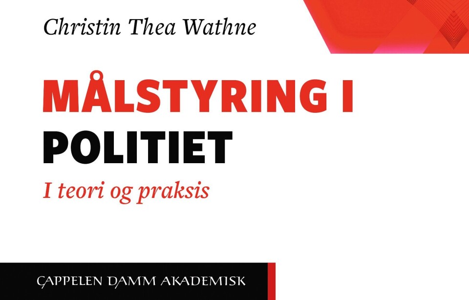 Cover malstyring i politiet Cover malstyring i politiet