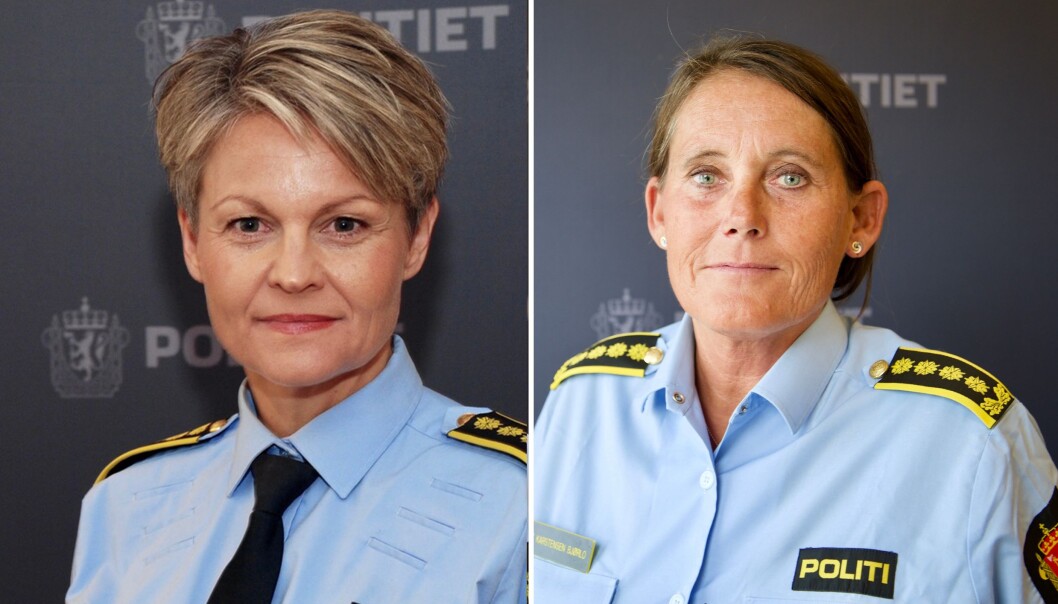 Lena Reif og Nina Karstensen Bjørlo i Sør-Øst politidistrikt, er ikke enige i framstillinga distriktet deres har fått i vår. Lena Reif og Nina Karstensen Bjørlo i Sør-Øst politidistrikt, er ikke enige i framstillinga distriktet deres har fått i vår.
