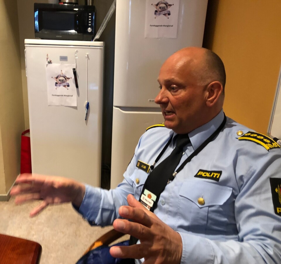 På jobb: Slik ser John Roger Lund ut når han er på jobb i Oslo politidistrikt. På jobb: Slik ser John Roger Lund ut når han er på jobb i Oslo politidistrikt.