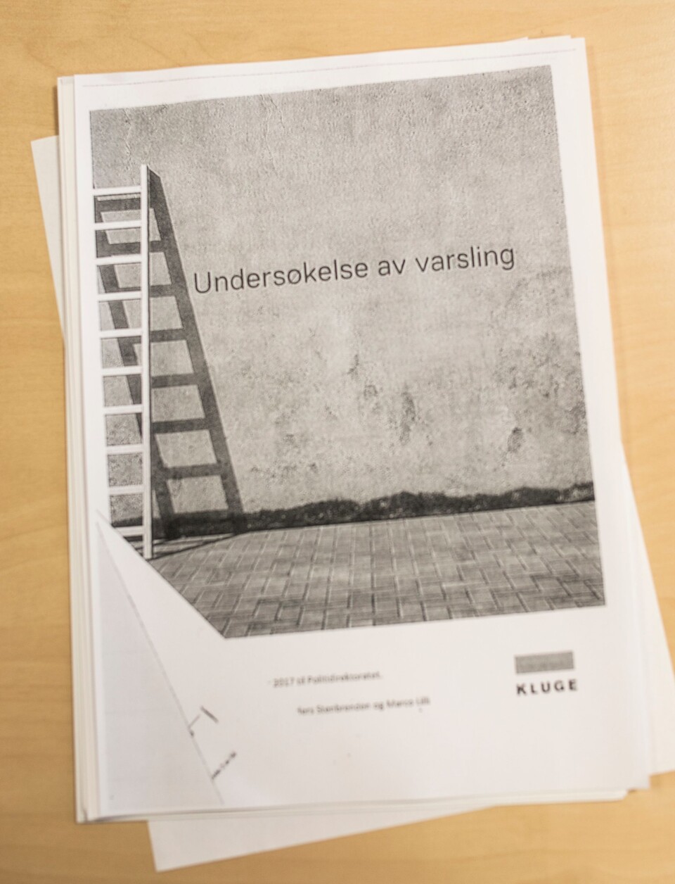 Fikk slakt av varslerne og advokaten: Varslingsrapporten Politidirektoratet fikk fra advokatselskapet Kluge.