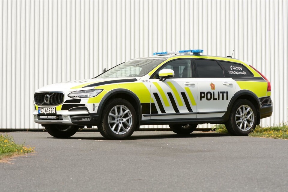 Politihundene får krype inn i oppgradert Volvo
