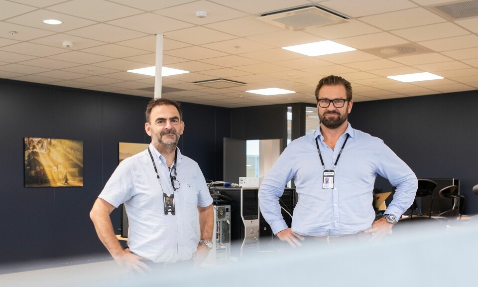 Kripos-sjef Ketil Haukaas (til venstre) har hentet Olav Skard Jørgensen til å lede oppbyggingen av politiets nasjonale cybersenter NC3.