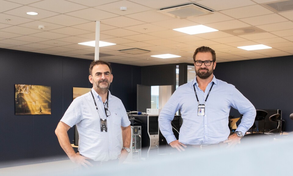 Kripos-sjef Ketil Haukaas (til venstre) har hentet Olav Skard Jørgensen til å lede oppbyggingen av politiets nasjonale cybersenter NC3. Kripos-sjef Ketil Haukaas (til venstre) har hentet Olav Skard Jørgensen til å lede oppbyggingen av politiets nasjonale cybersenter NC3.