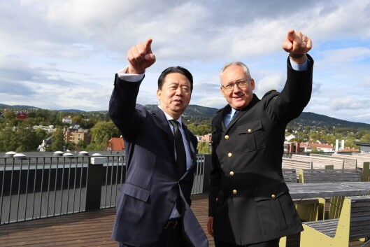 Nylig avgåtte Interpol-president Meng Hongwei besøkte Odd Reidar Humlegård og Politidirektoratet seint i september. Bare noen dager senere forsvant han, før det ble klart at han var arrestert i hjemlandet Kina. Nylig avgåtte Interpol-president Meng Hongwei besøkte Odd Reidar Humlegård og Politidirektoratet seint i september. Bare noen dager senere forsvant han, før det ble klart at han var arrestert i hjemlandet Kina.