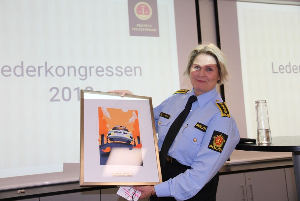 Grete Lien Metlid ble kåret til Årets Politileder i dag. Grete Lien Metlid ble kåret til Årets Politileder i dag.
