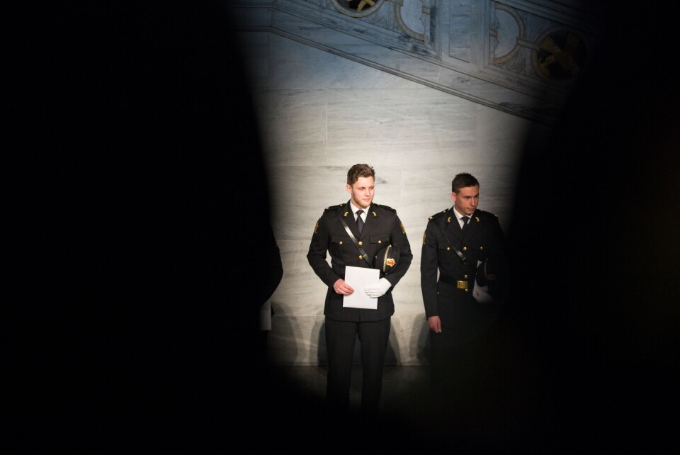 Uteksamineringen av Politistudenter i juni. Uteksamineringen av Politistudenter i juni.