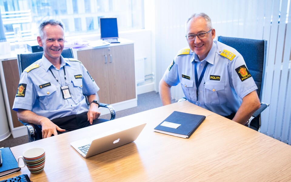 Håkon Skulstad og Odd Reidar Humlegård.