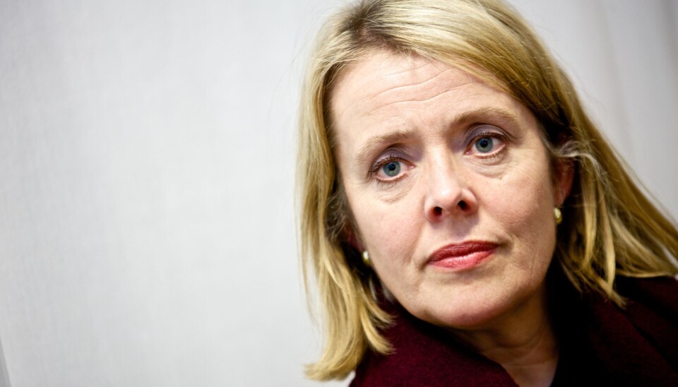 – Vi ser at det er en tilbakegang fra medarbeiderundersøkelsen i 2017, så overordet for etaten vil jeg si at her har vi litt å jobbe med, sier politidirektør Benedicte Bjørnland. – Vi ser at det er en tilbakegang fra medarbeiderundersøkelsen i 2017, så overordet for etaten vil jeg si at her har vi litt å jobbe med, sier politidirektør Benedicte Bjørnland.