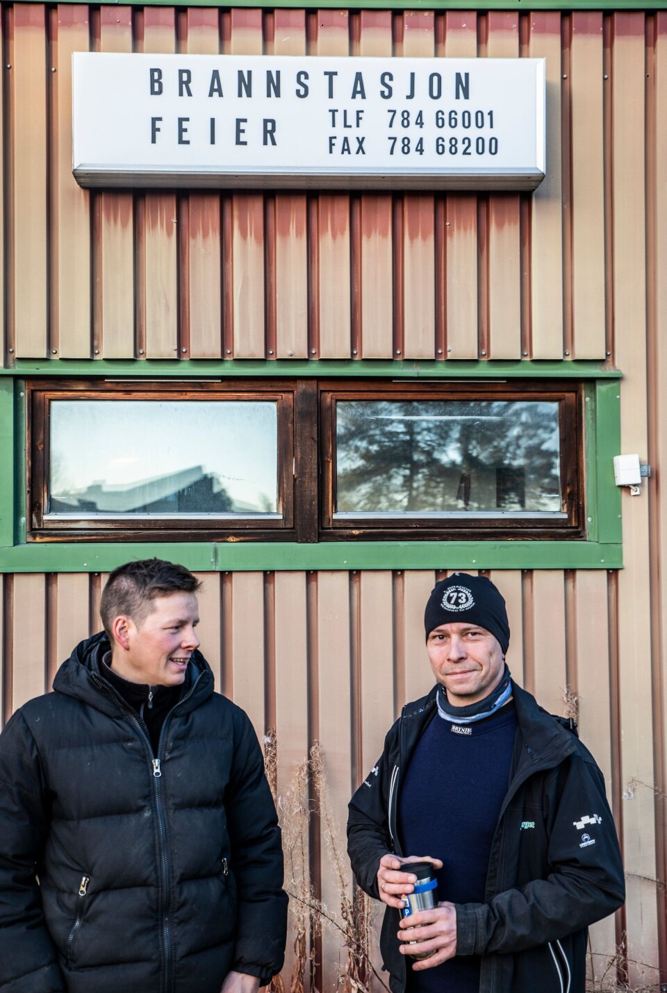 Nils Asllat Kildedam og Jan Inge Paulsen har 14 og 3,85 prosent stilling som brannsjef og brannmann i Karasjok.