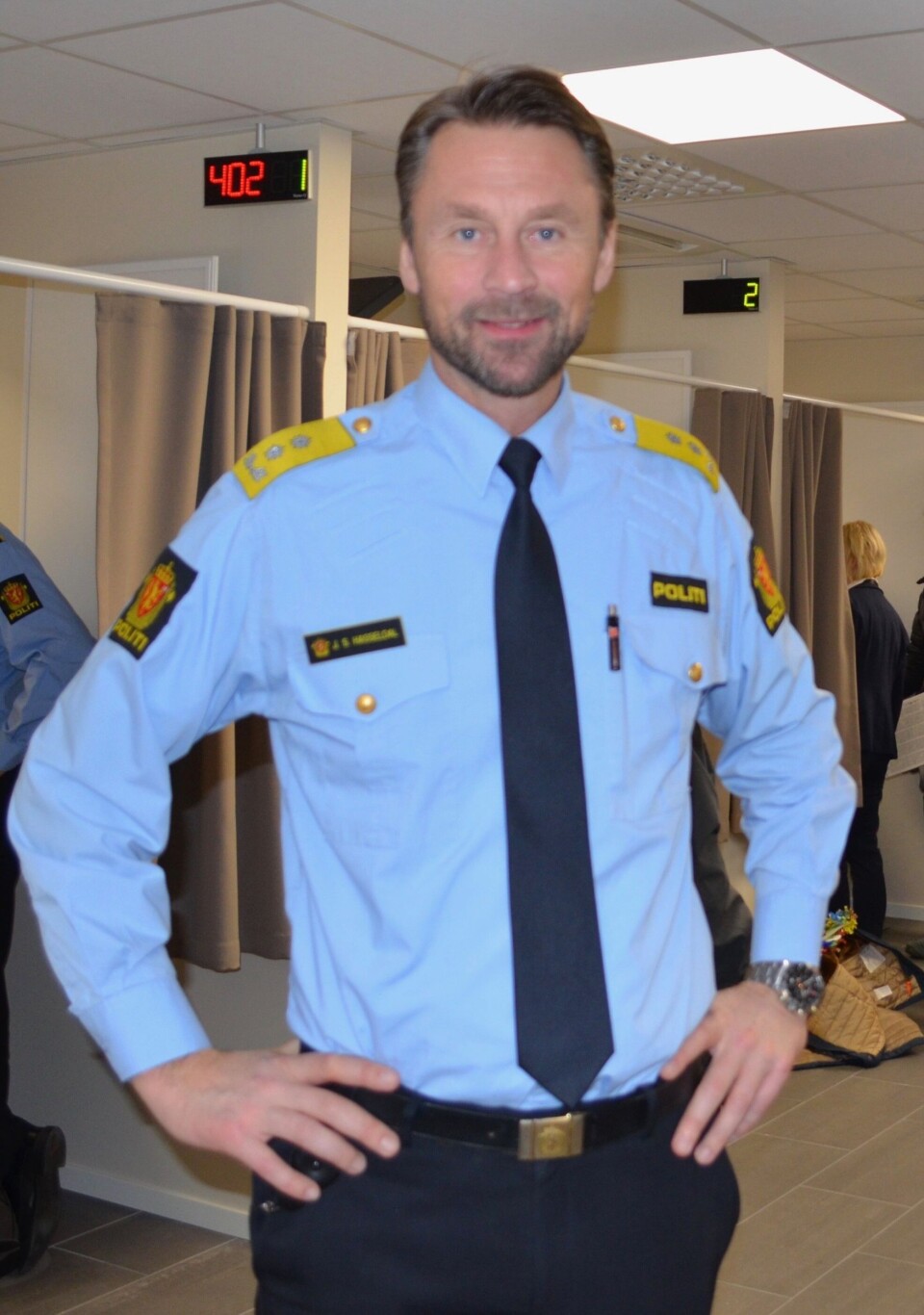 Politimester i Øst politidistrikt, Steven Hasseldal. Politimester i Øst politidistrikt, Steven Hasseldal.