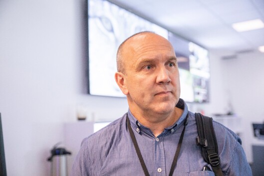 Lokallagsleder i PF Øst, Hans-Kristian Ek. Lokallagsleder i PF Øst, Hans-Kristian Ek.