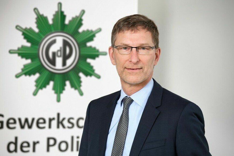 Oliver Malchow er formann i Gewerkschaft der Polizei, det største politiforbundet i Tyskland. Han advarer om at tysk politi kommer til å bli ekstra presset de neste årene.